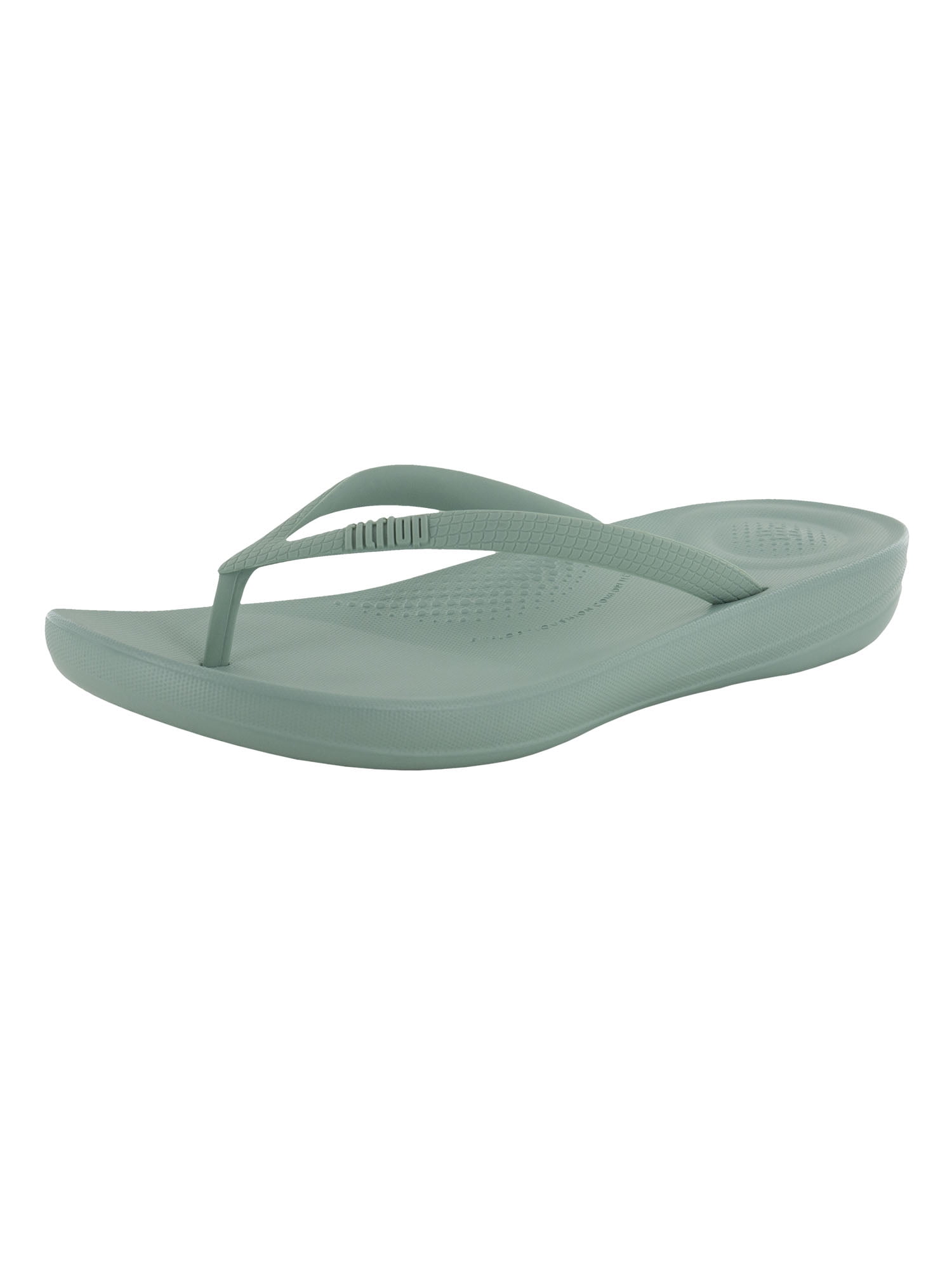 Fitflop Womens iQushion Ergonomic Flip Flop Shoes, Aqua, US 5