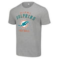 thumbnail image 2 of Men's Starter Heather Gray Miami Dolphins Logo T-Shirt, 2 of 3