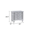thumbnail image 5 of Mystic Modern Style LED Queen 5PC Bedroom Set Made With Wood in Silver, 5 of 18