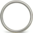 thumbnail image 2 of Titanium/14K Titanium Brushed With 14K Yellow Inlay 6mm Grooved Band (Size 12) Made In China tb140-12, 2 of 5