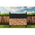 thumbnail image 1 of Yiwa Firewood Storage Rack, Includes Cover for Indoor and Outdoor Use, Perfect for Patio or Fireplace, 1 of 6