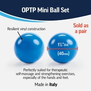 OPTP Mini Balls - Vinyl Air-Filled Self-Massage Ball Set (2 Piece) for Hand and Foot Therapy- Small Therapy Balls for Improved Strength, Fine Motor Skill Development, and Soft Tissue Mobilization