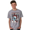 thumbnail image 4 of The Smurfs Cool Kanji Stay Hungry Unisex Plus Size Graphic Tee Brisco Brands 2X, 4 of 5