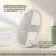 thumbnail image 4 of Depurador corporal exfoliante de esponja de lufa natural, ecológico, blanco, 4 of 5