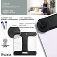 thumbnail image 3 of Báscula digital de baño con plataforma - Báscula iHome de alta precisión - Batería con pantalla LCD - Ideal para gimnasio en casa - 170 kg (Blanca), 3 of 5