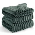 thumbnail image 1 of Manta polar Bedsure Mallard Green para sofá, 230 x 230 cm, 1 of 7