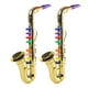 thumbnail image 1 of 2 Piezas de Saxofón Dorado, 8 Notas , Instrumento , Juguetes de Aprendizaje para Niños, 1 of 9