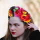 thumbnail image 5 of KAKOWELY Tocado de flores para el Día de los Muertos, corona de flores, diadema de flores para festivales, 5 of 5