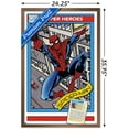 thumbnail image 3 of Marvel Trading Cards - Spider-Man Wall Poster, 22.375" x 34" Framed, 3 of 6