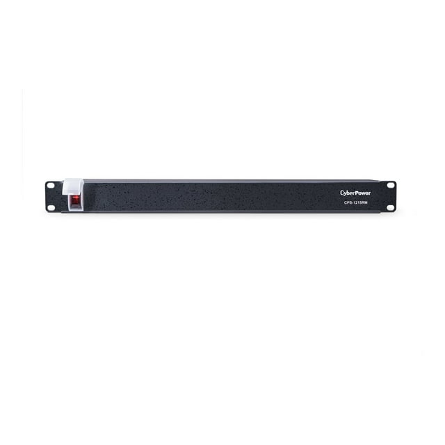 CyberPower Basic PDU Series CPS1215RM - Unité de distribution d'Alimentation (Montable en Rack) - AC 120 V - Entrée : NEMA 5-15 - Connecteurs de Sortie : 10 (NEMA 5-15) - 1U