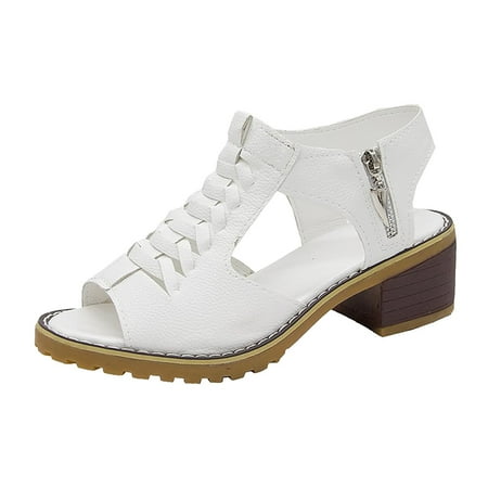 

Flip Flops Sandals for Women with Arch Support for Comfortable Walk Summer Wedge Sandal Slip On Platform Sandals Shoes White 6