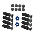 thumbnail image 3 of Colaxi 8 Pieces Table Football Replacement Handles Table Soccer Accessories Nonslip with 2 Small Footballs Foosball Grips Components Dark Blue Footballs, 3 of 8