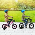 thumbnail image 4 of Costway Vélo pour Enfant 16 Pouces avec Roues Stabilisatrices, Guidon et Selle Réglables, Frein à Main, Argent, 4 of 10