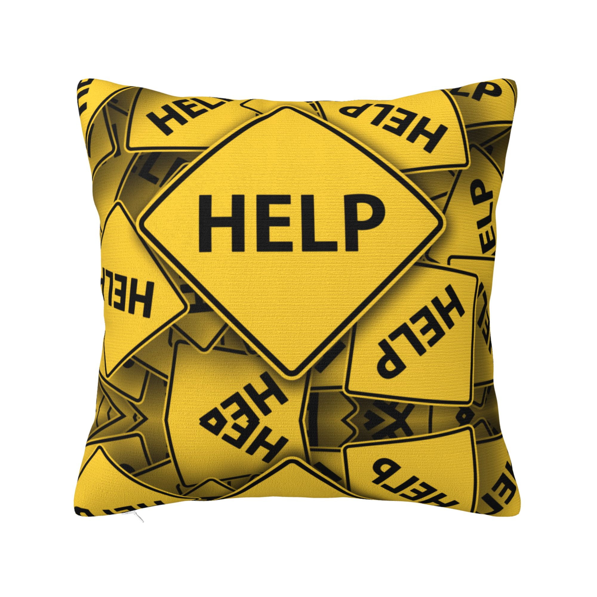 ZICANCN Decorative Throw Pillow Covers , Traffic Signs Couch Sofa