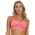 thumbnail image 5 of vastwit Women's Sports Bras Workout Tank Tops with Built-in Bra High Impact Seamless Wireless Gym Shimp Red M, 5 of 6