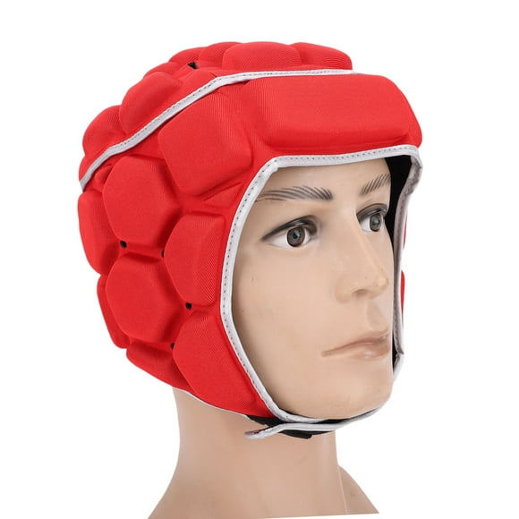 Casco De Rugby Eva Premium, Cómodo Protector De Cabeza Ligera Con Una Banda Ajustable, Malla Transpirable Para Fútbol, béisbol, Portero, Fútbol
