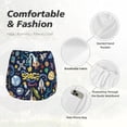 thumbnail image 6 of Lsque Colorful Space Printed Women's Running Shorts with Liner Pockets,Elastic Quick Dry Workout Athletic Gym Yoga Shorts,Womens High Waist Shorts-Large, 6 of 9
