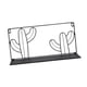 thumbnail image 5 of Organizador de pared con estantes flotantes, color negro, multifuncional. 40x21cm, 5 of 9