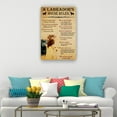 thumbnail image 2 of Funny Labrador Dog Wall Art House Rules Retro Poster Wall Decorative Prints Canvas For Living Room Unframed 12x18 in, 2 of 5