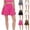 #401 Hot Pink, variant on Felirenzacia Women's Athletic Skorts with Hidden Pockets Tennis Skirt with Built in Shorts A Line Mini Ribbed Skirts for Yoga Gym Hot Pink,L