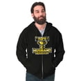 thumbnail image 3 of Trophy Husband Better Than Yours Men's Big & Tall Graphic Zip Up Hoodie Brisco Brands 4X, 3 of 5