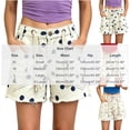 thumbnail image 3 of LEKWK Polka Dot Jean Shorts Womens High Waisted Drawstring Casual Denim Shorts Y2K Loose Fit Frayed Bottoms with Pockets Summer Beach Vacation Outfits, 3 of 5