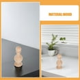 thumbnail image 2 of Shisuyan Wood Finials Beige Homeowners Indoor Use 2Pcs 4.7In, 2 of 9