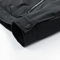 thumbnail image 3 of JTieacloth Men's Lightweight Jacket Men's Autumn Winter Cott On Casual Jacket Men's Zipper Outdoor Commu Ter Minimalist Jacket Black, 3 of 5