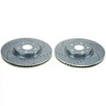 thumbnail image 2 of Power Stop Rear Pair of Drilled and Slotted Brake Rotors AR82203XPR, 2 of 4
