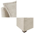 thumbnail image 6 of INK+IVY Molly Modern Woven Fabric Upholstered Modular Corner Chair in Tan, 6 of 16