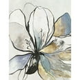 thumbnail image 3 of Jensen, Asia 12x14 Black Modern Framed Museum Art Print Titled - Outlined Floral II, 3 of 5