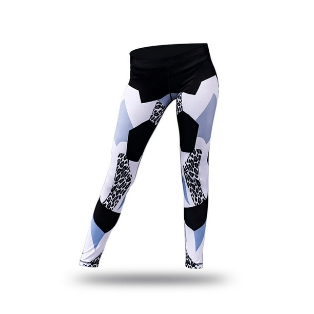 Women's Printed Compression Yoga Pants Active Workout Leggings