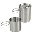 thumbnail image 4 of Cookware pan suit,Cookware Set Stainless Steel Cookware Portable Pot Portable Pot 2-3 Cup Portable Buzhi Cookware Pan Suit Huiop Pan Suit Stainless Cookware., 4 of 6