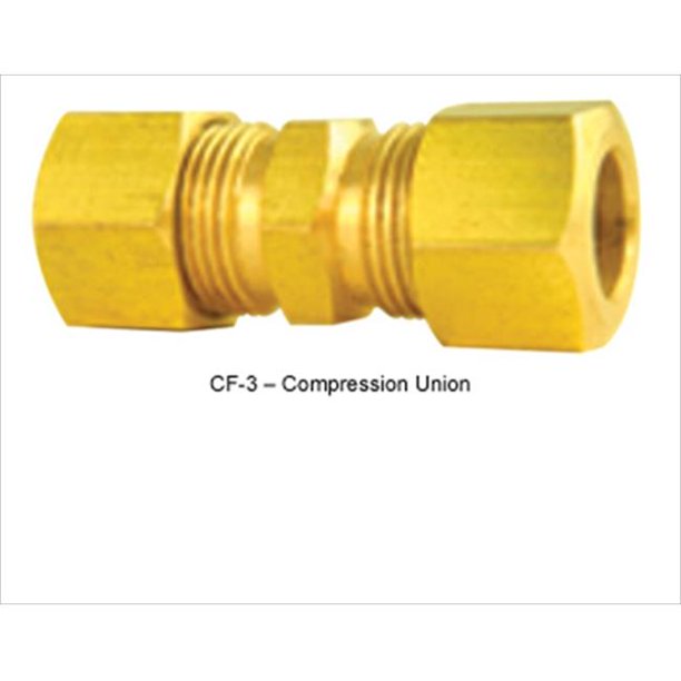 AGS CF3 Brake Line Compression Fitting, 0.31 In.