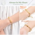 thumbnail image 4 of Cremation Bracelet for Ashes Stainless Steel Urn Bangles for Ashes Memorial Keepsake Cremation Memorial Urn Bracelet - Adjustable,Free Fill Kit, 4 of 6
