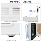 Costway 0.7Cu.ft Retro Countertop Microwave Oven