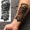 thumbnail image 3 of Waterproof Long Lasting Body Art Stickers Fake Skin Decals for Women Men Party Festival Makeup, 3 of 10