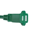 thumbnail image 2 of Northlight Two-Prong Outdoor Extension Power Cord with End Connector - 40' - Green, 2 of 3