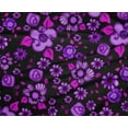 thumbnail image 4 of oneOone Polyester Lycra Violet Fabric Florals Quilting Supplies Print Sewing Fabric By The Yard 56 Inch Wide, 4 of 4
