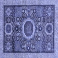 thumbnail image 1 of Ahgly Company Indoor Square Abstract Blue Modern Area Rugs, 6' Square, 1 of 4