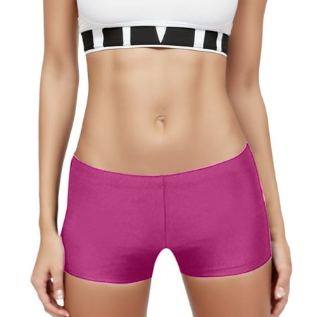 Fainosmny For Women Fashion Summer Trunks Swimwear Beach Surfing Yoga Running Swimming Shorts Split Bikini Bottom Hot Pink 3XL
