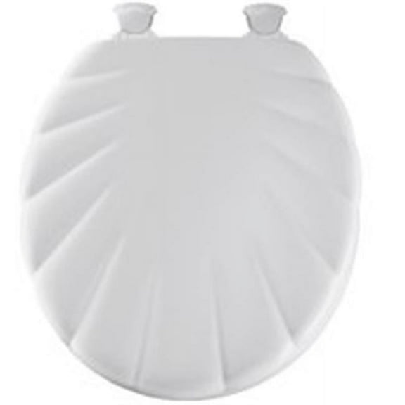 22EC-000 White Round Closed Front Toilet Seat