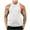 White, variant on Sakmal Black Big and Tall Tank Tops for Men Crew Neck Black Workout Solid Camisole Gym Mens Sleeveless Tee Shirts