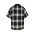 thumbnail image 4 of G-Style USA Western Casual Plaid Long Sleeve Button Up Shirt SS30 - NAVY - 2X-Large, 4 of 4