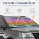 thumbnail image 4 of Balery Glitter Rainbow Parasol para parabrisas de coche de 2 piezas | Parasol plegable para parabrisas delantero de coche para la mayoría de sedanes-Medium, 4 of 6