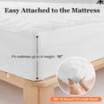 thumbnail image 3 of Queen Size White Heated Mattress Pad with Dual Zone Control, 9 Heated Settings, Auto Off Function, 3 of 6