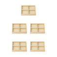 thumbnail image 3 of Thinsony Jewelry Display Tray Case Beads Holder Ladies Bangles Gemstone Stackable 4 grids 7.87x5.91x1.38 Inch 5Set, 3 of 6
