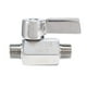 thumbnail image 1 of 316 Stainless Ball Valve - 1/4 Inch NPT Thread Male Small Mini Ball Valve (1/4Inch Male&Male), 1 of 5