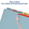 thumbnail image 6 of (2 pack) Avery 8 Tab Print & Apply Plastic Dividers, Index Maker (11433), 6 of 10