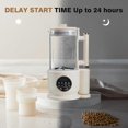 thumbnail image 3 of AMERZIS 8 en 1 máquina para hacer leche de nueces, máquina automática de leche de soja de 45 oz para almendras, avena, coco, soja, leches a base de plantas y bebidas no lácteas caseras, con inicio ret, 3 of 5